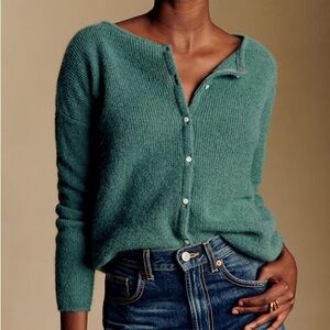 Sezane Gaspard Cardigan - Sage